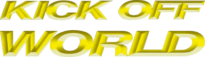 Kick Off World logo for Playstation